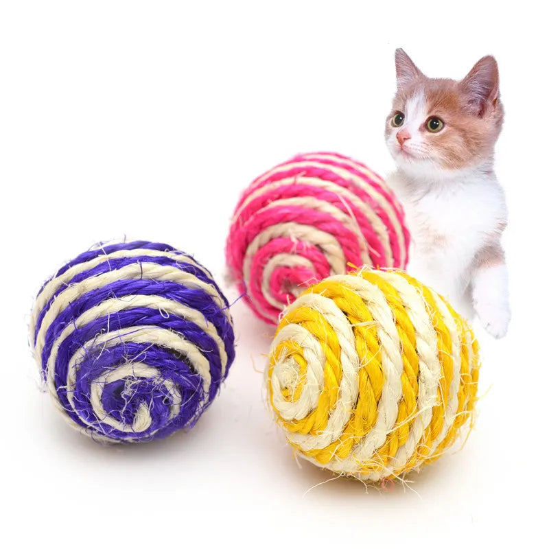 Pelota sisal para gatos
