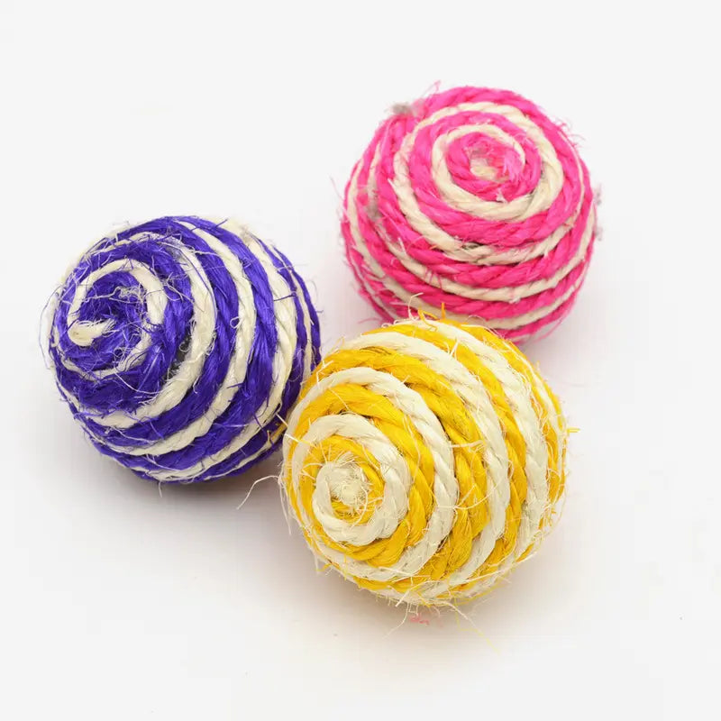 Pelota sisal para gatos